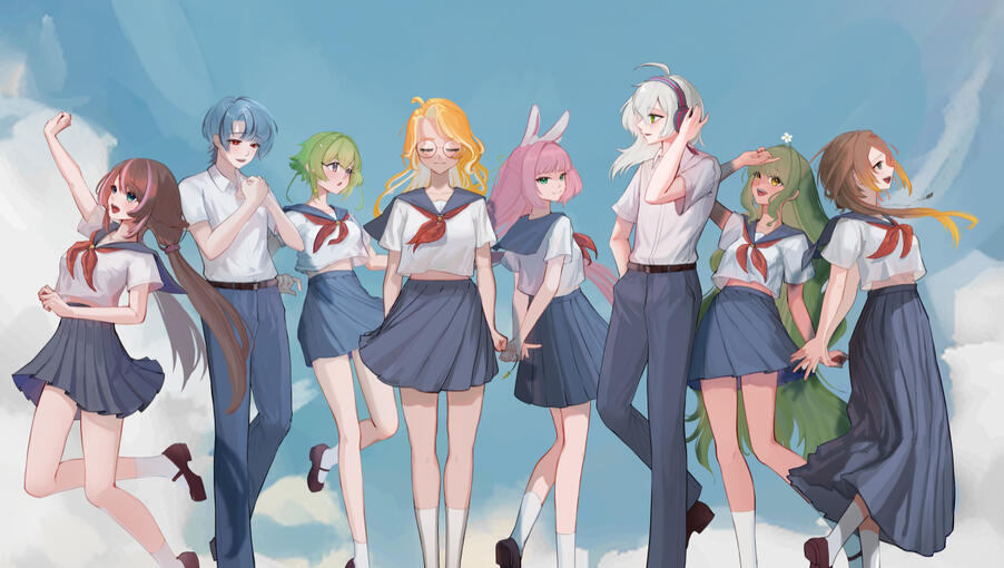 Featuring Sugi Aoki, Kiame, Ichika Maia, Angriegg, Pinkpyon, Vesen, Flowaa, Bokoboko Tomoko